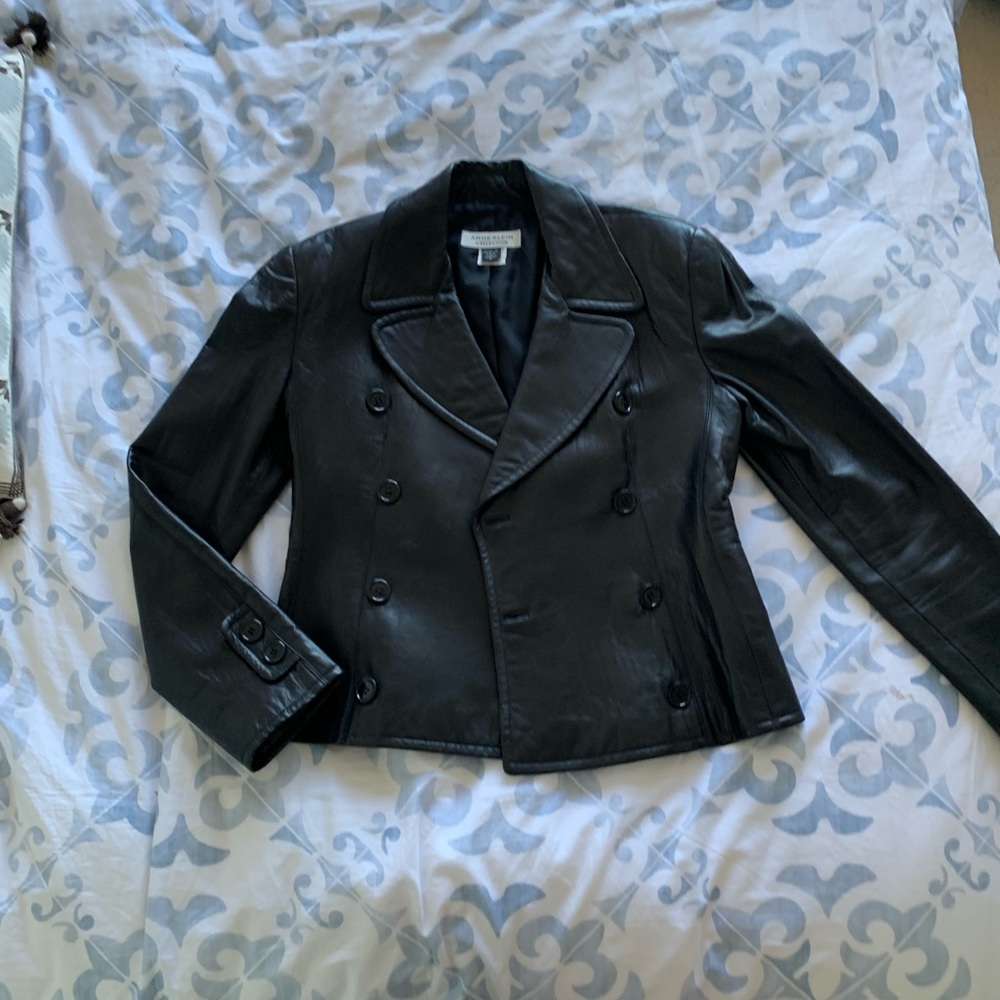 vintage anne klein collection authentic leather